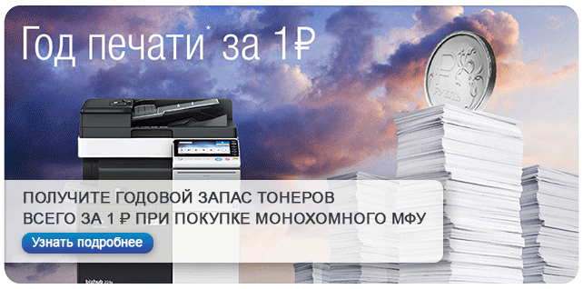 365 дней печати за 1 РУБЛЬ!